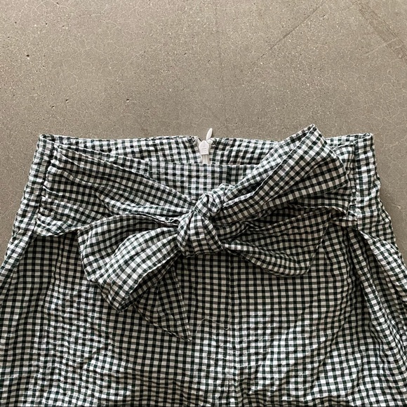 green gingham free people trousers - Picture 4 of 4